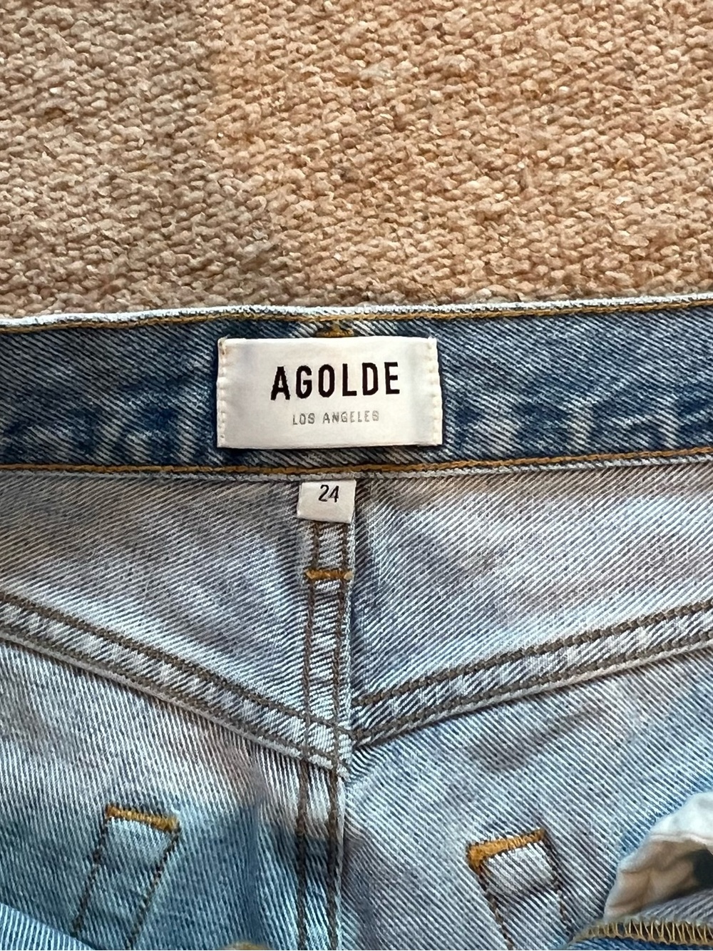 AGOLDE PARKER LONG SHORT - Picture 2 of 5